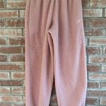 Champion x Urban Outfitters 2 Piece Teddy Fleece Sweatshirt Joggers XS Pink Photo 2