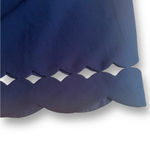 Club Monaco  Atrina Skirt Size 4 Black Scalloped Cutout Hem Pencil A Line Skirt Photo 2