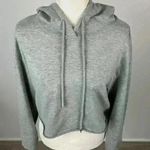 SheIn  Light Grey Cropped Hoodie Size M Photo 1