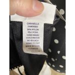 Carabella Womens Top Sz‎ S Black Rhinestones One Shoulder Crop Cropped NEW Photo 5