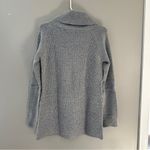 Pink Clover  Sweater Gray Size Small Tunic Cowl Neck Photo 2