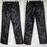 BCBGMAXAZRIA Vintage Wool Tinsel Straight Leg Trouser Pants Black Glam 90s 2 Photo 5
