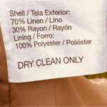 Oscar de la Renta  Linen Blend Embroidered Vintage Blazer Photo 15