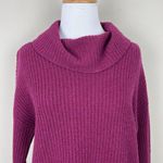 Eileen Fisher ‎ Sweater Womens XS Purple Yak Wool Turtleneck Long Sleeve Knit Photo 2