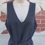 Banana Republic NEW Polka dot  v neck retro jumpsuit bow belt Photo 6