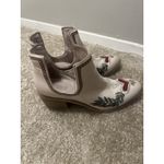 Anthropologie Silent D By Leather Embroidered Oliver Bootie 38 Photo 5