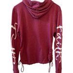 On Fire | Maroon Faith Graphic Hoodie Size Small NWT NEW Photo 7