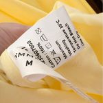 NWT Commense Open Back Midi Sun dress 100% Cotton Butter Yellow sz Medium Photo 10