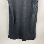 Madewell  Heather Gray Knit Dress Shirt Strapless size Large 100% Cotton Photo 5