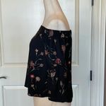 Lost + Wander ‎ Black Fleur Floral Off The Shoulder Bell Sleeve Top Size S Photo 9