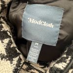Modcloth  Black and White Houndstooth Women's Jacket poncho size M Photo 15