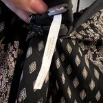 Free People Seven Wonders mini dress in black combo size S open back Photo 9