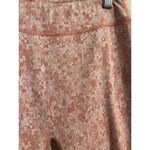 Gymshark  Pink Fleur Texture Leggings Dusty Pink Marl Sz. S Photo 3