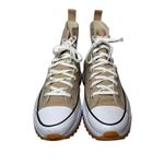 Converse  Run Star Hike High‎ Top Beige Canvas Platform Sneakers Women's 9.5 Photo 1