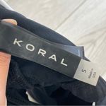 Koral Sports Bra racerback back cutout womens Black small activewear athleisure Photo 2