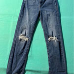 EXPRESS Women High Rise Distressed Ripped Ankle Legging Skinny Jeans Size 6 Photo 0