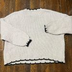 Boohoo  Contrast Stitch Oversized Jumper Knit Sweater Photo 3