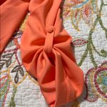 Andree by Unit  size medium women’s orange blazer with pockets roll tab sleeve Photo 7