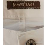 James Jeans  White Moto Skinny Jeans Women's 29 Motorcycle Biker‎ Style Rocker Photo 2