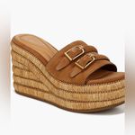 Franco Sarto Brown Wedge Sandals Photo 5
