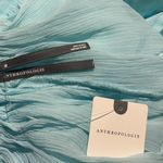 Anthropologie Sheer Maxi Skirt Size M Soft Mint Photo 3