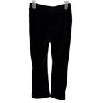 Juicy Couture  Black Velour Track Pants Rhinestone Logo Size S Y2K Hi Rise Waist Photo 3