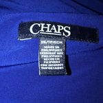 CHAPS twist front short sleeve blue dress Photo 4