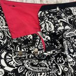 Maurice's  Black and White Paisley Floral Print Cuffed Shorts Size 1/2 Photo 2