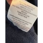 Lands' End Dress Small Blue Sweatshirt Hoodie Pockets Lounge Casual Gown Midi Photo 5