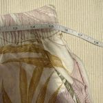 Tahari  Linen Wide Leg Pants with Leaf Print Photo 4