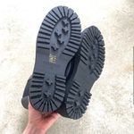 Good American NEW  Black Shaft Platform Boots Leather Black 10 Photo 5