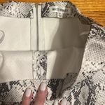 Wild Honey Snakeskin Leather Mini Skirt  Photo 1