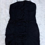 Forever 21  Black Ruched Dress Photo 0