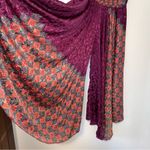 Advance Apparels Wide Leg Silk One Size Fits Most Pants Purple Photo 4