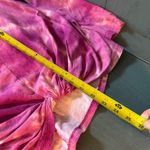 Zella Z by Pink/White Long Sleeve Front Knot Tie Dye Top | Women Size Small Photo 7