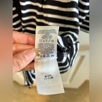 Lands’ End Hooded Cover up Dress Color Black Stripe Size M/P 10 Photo 6