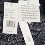 AQUA  Metallic Faux Wrap Mini Cocktail and Party Dress Size 0 Black / Silver Photo 7