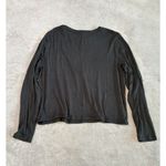 Nuuds Long Sleeve Top Black Size M Photo 2