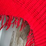 No Boundaries  Red Chunky Cropped Fringed Sweater Pullover XXXL 3X Photo 2