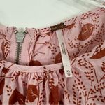 Free People Paper Hearts Mini Dress XS Pink Floral Photo 9