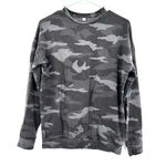 Athleta  Size XXS Shirt Black Camo Long Sleeve Tee Activewear Athleisure Gym Yoga Photo 0