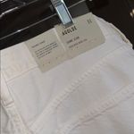 AGOLDE DAME jeans high rise denim wide leg 31 organic cotton NEW white cuffed Photo 7