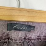 Level 99 Liza Mid Rise Grassy Grey Purple Skinny Trouser Pants Women's Size 28 Gray Photo 7