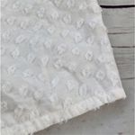 Madewell  White Off the Shoulder Swiss Dot Shorts Romper Size Small Photo 9