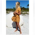 Emerson Fry Layla Dress Size M Honey organic cotton Yellow Size M Photo 5