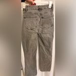 ZARA  TRF Stove Pipe Black Grey Wash High Waisted Straight Leg Jeans Size 2 Photo 3