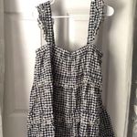 Altar'd State Altar’d state haylin Gingham babydoll tiered embroidery floral mini Dress sz M Photo 8