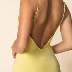 superdown  Diana Mini Dress in Light Yellow LArge Photo 1