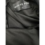 White Fox Boutique  - Ruched Low back Mini Dress with Frill Details in Black Photo 2