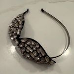 Elegant Black and Silver Embellished Headband Photo 2